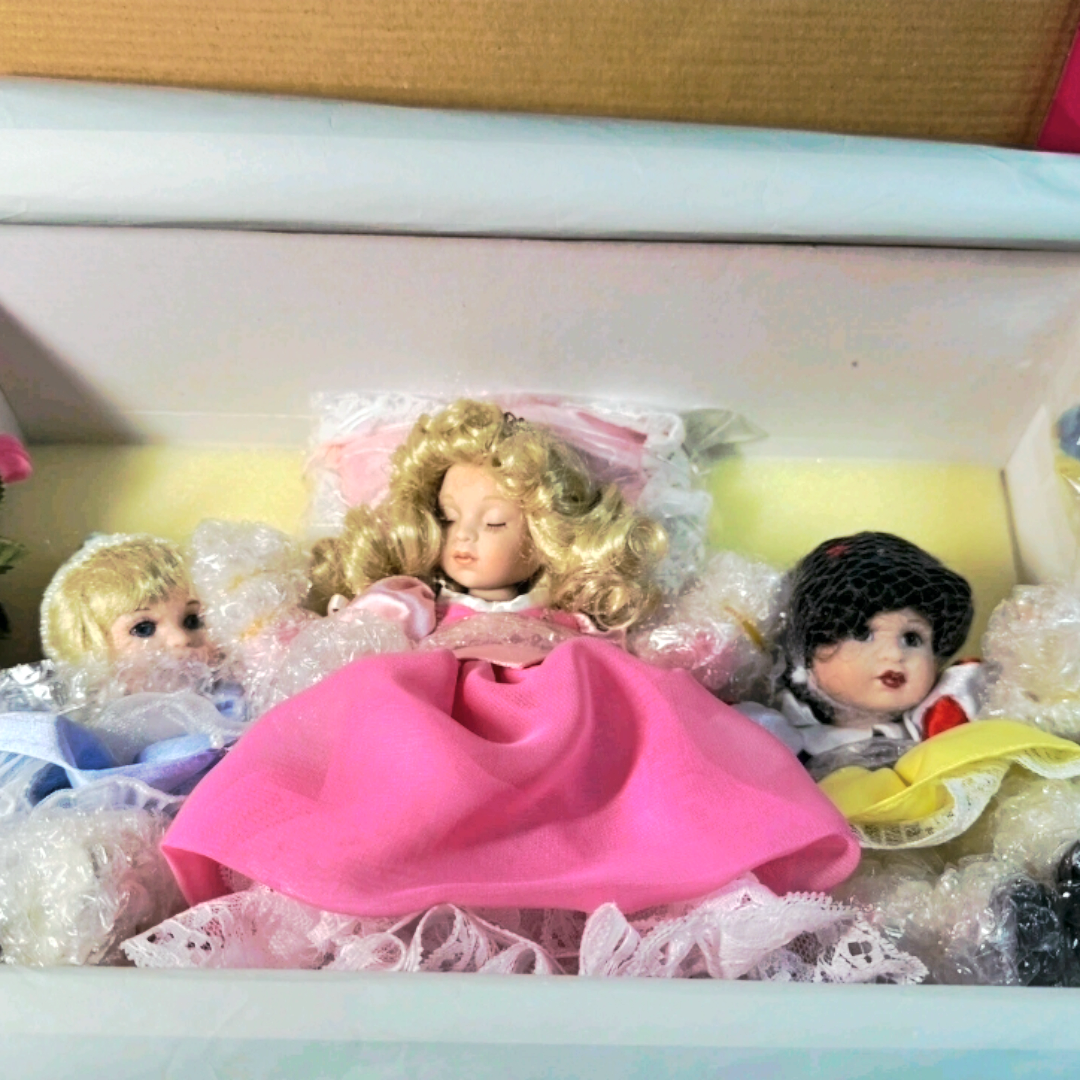 NIB *Marie Osmond Disney Tiny Tot Trio: Cinderella, Sleeping Beauty, Snow White