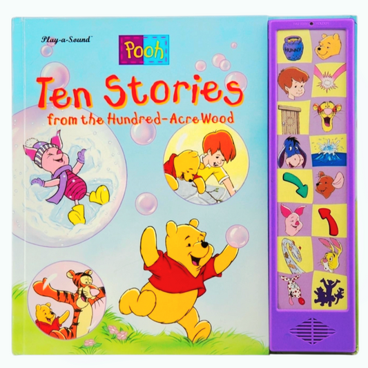 NEW *Pooh "Ten Stories From Hundred Acre Wood" (Play-A-Sound) Hardcover Book