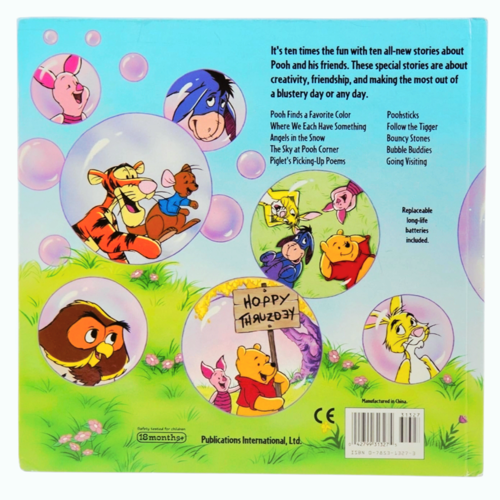 NEW *Pooh "Ten Stories From Hundred Acre Wood" (Play-A-Sound) Hardcover Book