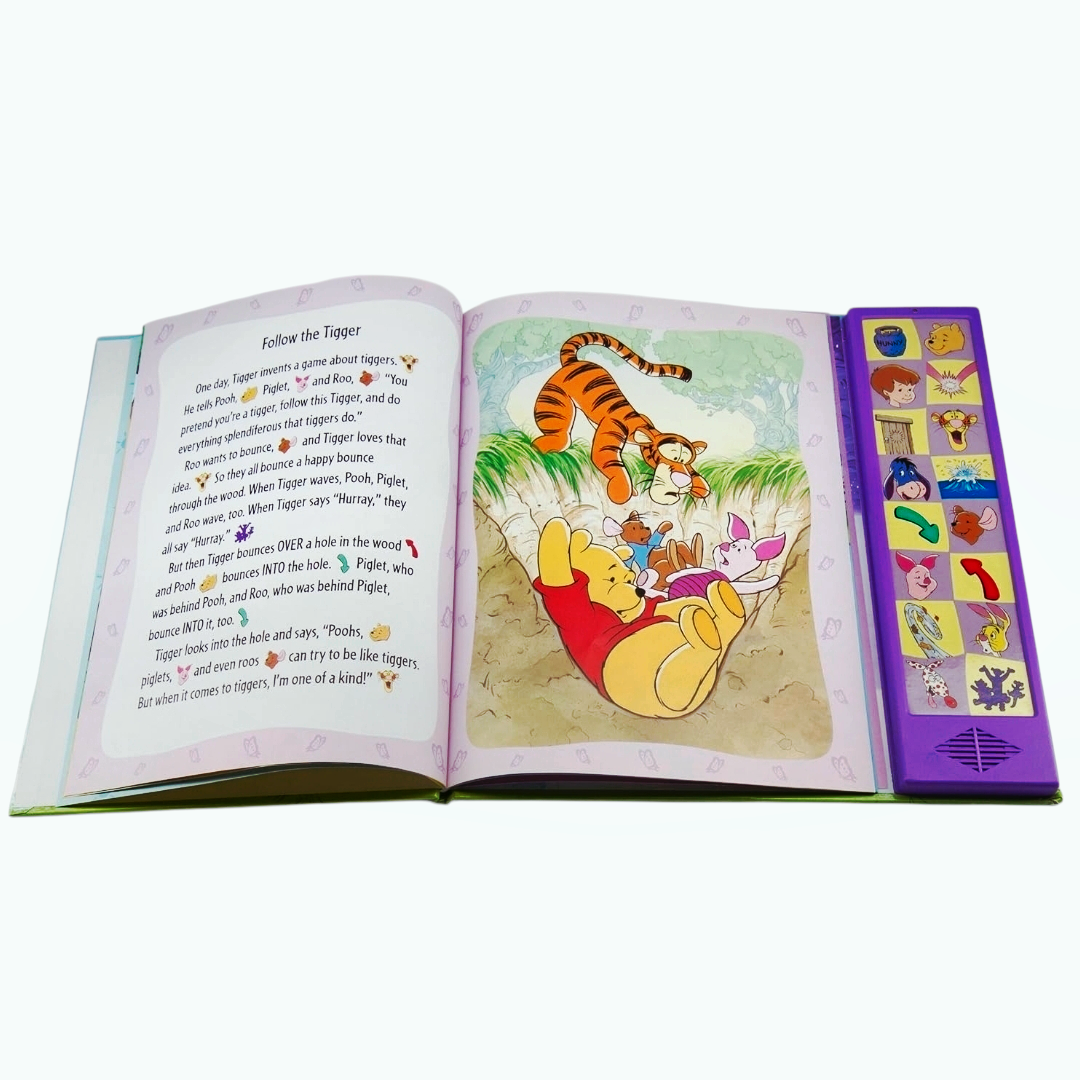 NEW *Pooh "Ten Stories From Hundred Acre Wood" (Play-A-Sound) Hardcover Book