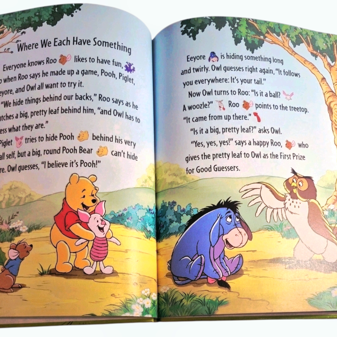 NEW *Pooh "Ten Stories From Hundred Acre Wood" (Play-A-Sound) Hardcover Book