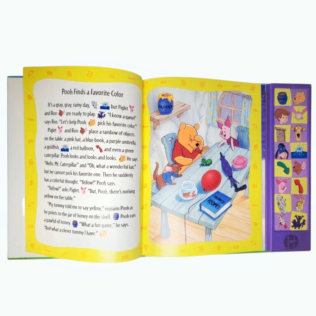 NEW *Pooh "Ten Stories From Hundred Acre Wood" (Play-A-Sound) Hardcover Book