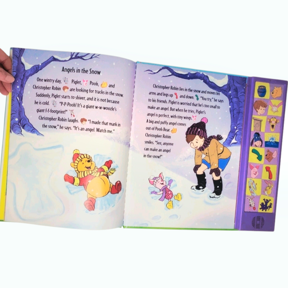 NEW *Pooh "Ten Stories From Hundred Acre Wood" (Play-A-Sound) Hardcover Book