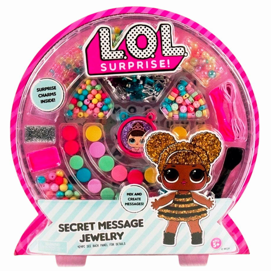 NIP *LOL Surprise! Secret Message Jewelry Kit (400pc) MGA Design Create Kids 5+