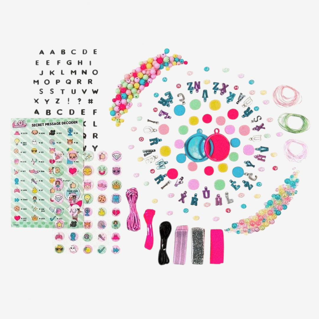 NIP *LOL Surprise! Secret Message Jewelry Kit (400pc) MGA Design Create Kids 5+