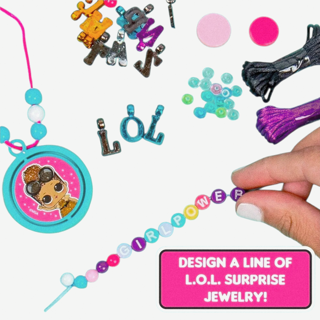 NIP *LOL Surprise! Secret Message Jewelry Kit (400pc) MGA Design Create Kids 5+