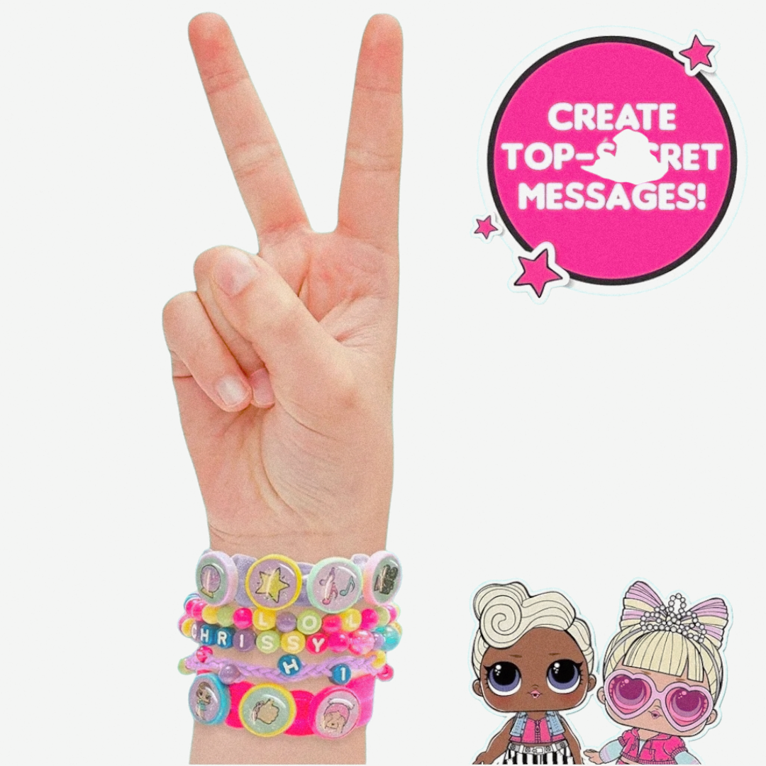NIP *LOL Surprise! Secret Message Jewelry Kit (400pc) MGA Design Create Kids 5+