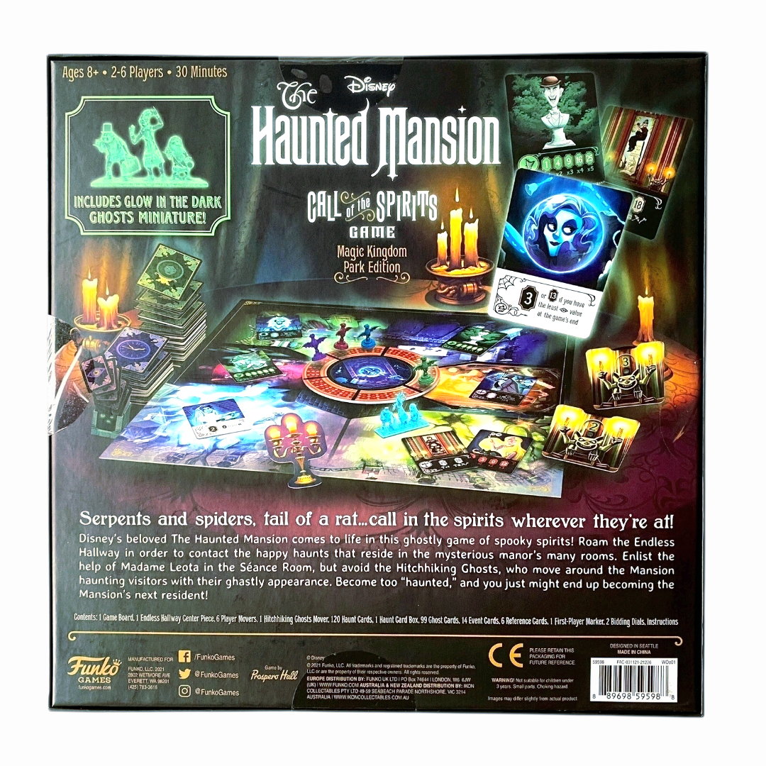 NIB *Disney "The Haunted Mansion: Call of the Spirits Game" Funko Ghost Cards