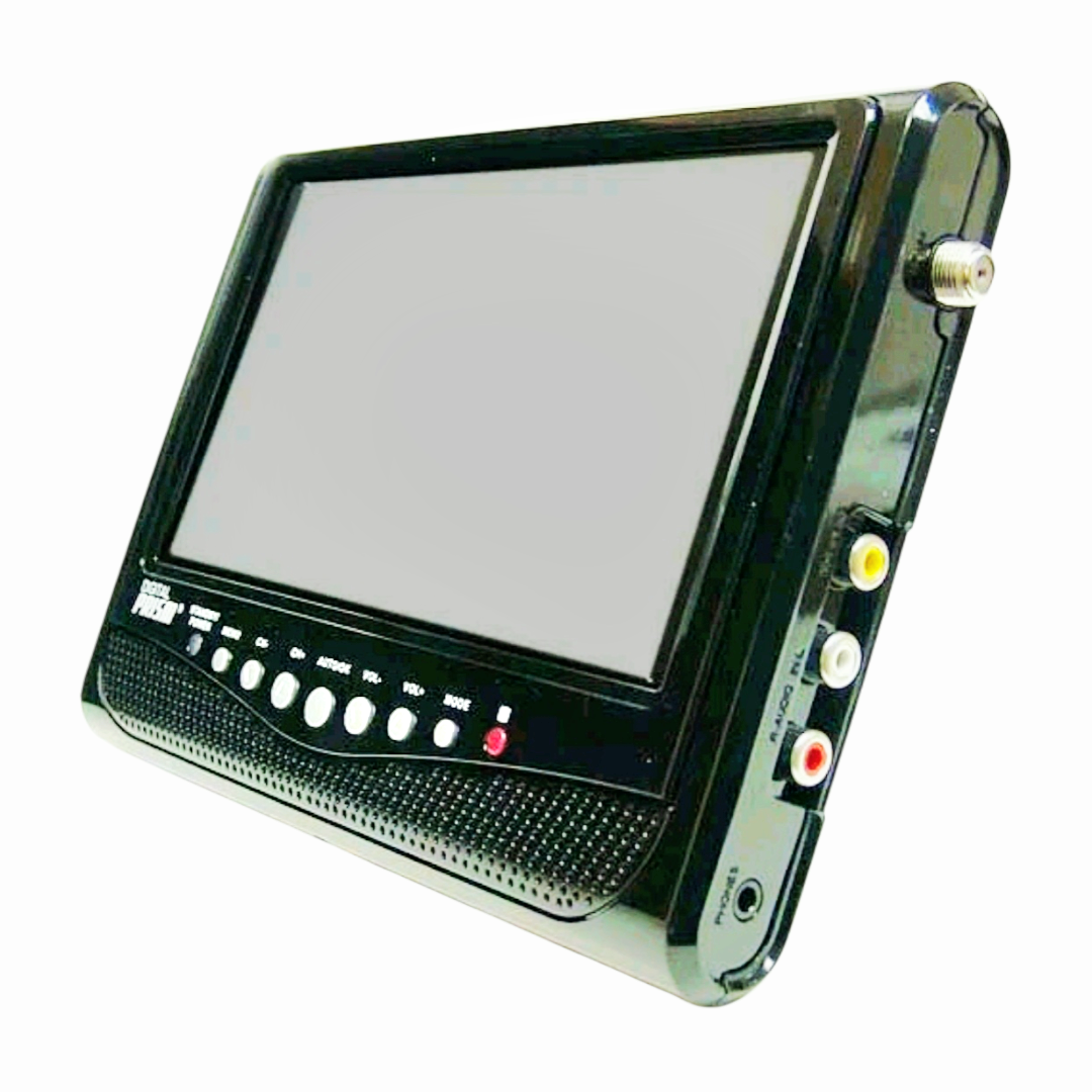 Nice *Digital Prism (ATSC-710) 7" Portable Handheld LCD TV w/ Remote, Bag, Charge Cables