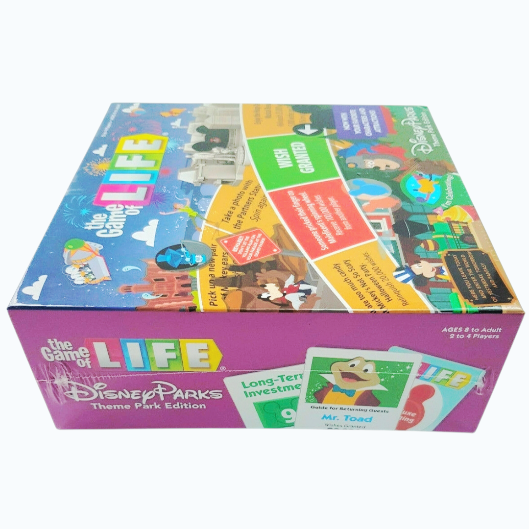 NIB *The Game of Life: Disney Parks Theme Park Edition Board Game (2-4 Players)
