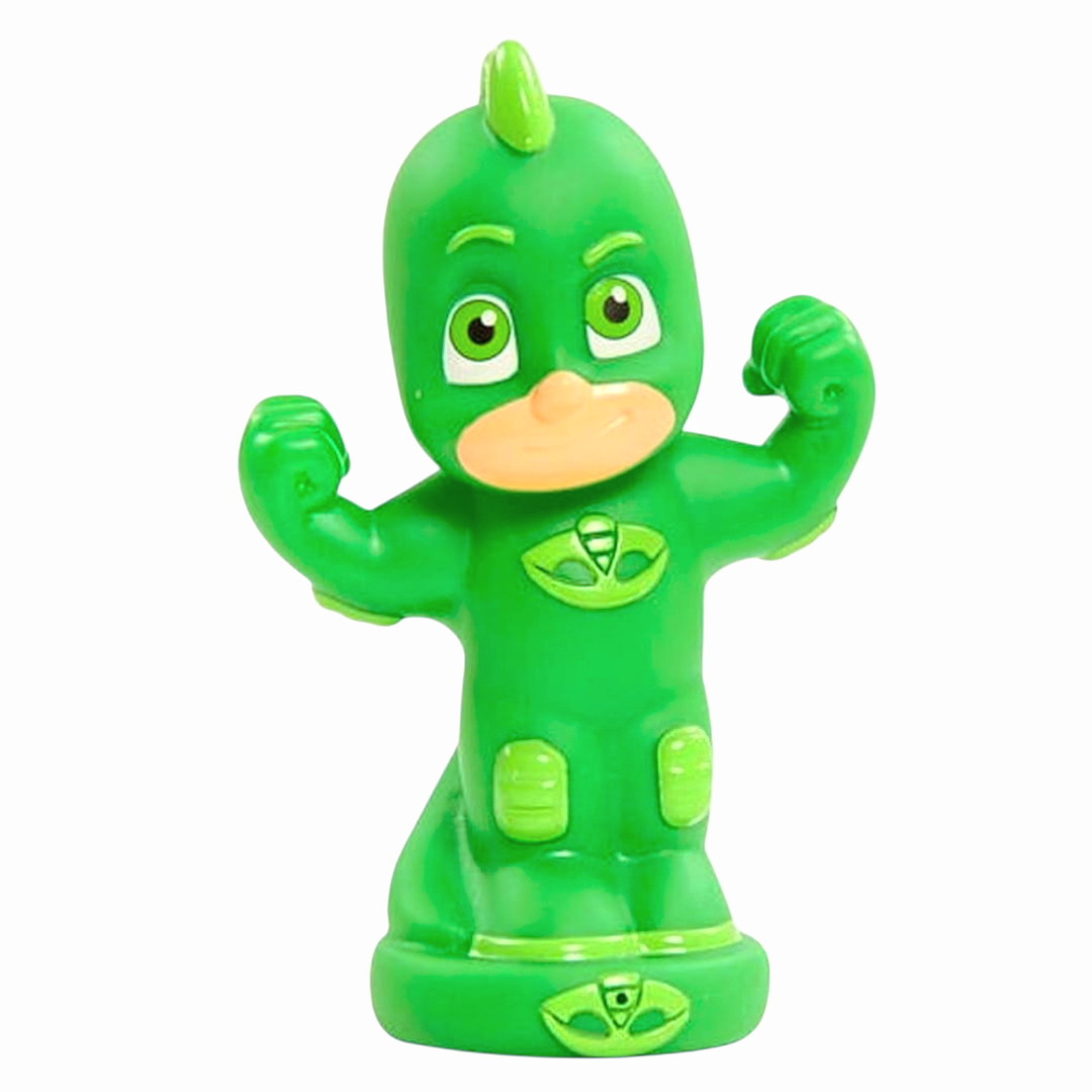 NIP *PJ Masks 5" Bath Green Toy Water Squirter "The GEKKO" Figure
