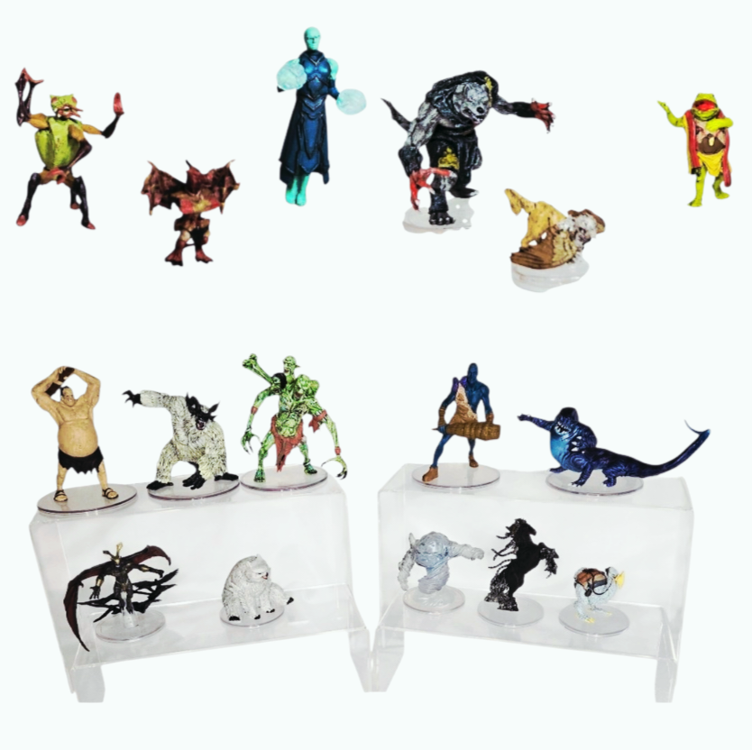 Dungeon & Dragon (14) Figurines Snowbound, Fangs & Talons, Mythic Odysseys, ++