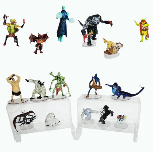 Dungeon & Dragon (14) Figurines Snowbound, Fangs & Talons, Mythic Odysseys, ++