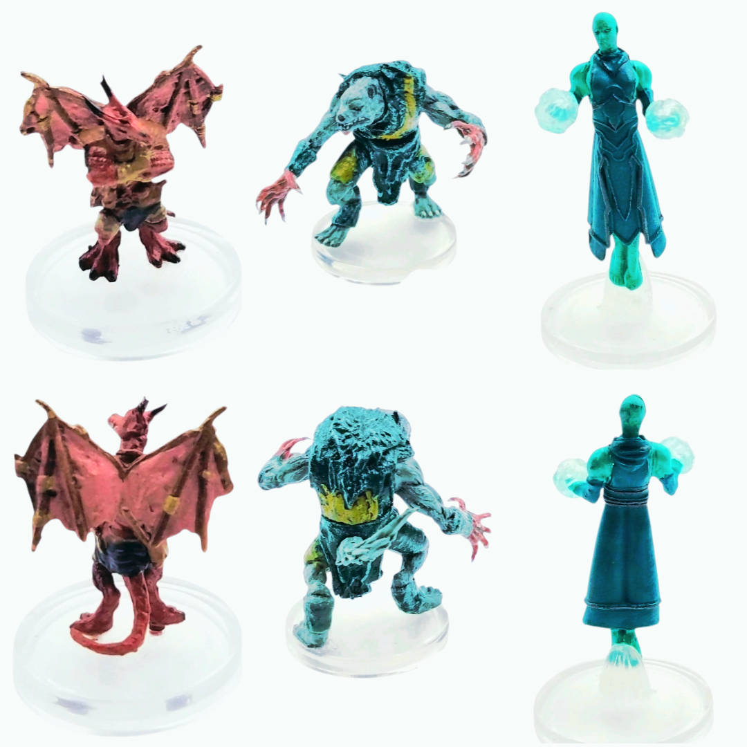 Dungeon & Dragon (14) Figurines Snowbound, Fangs & Talons, Mythic Odysseys, ++