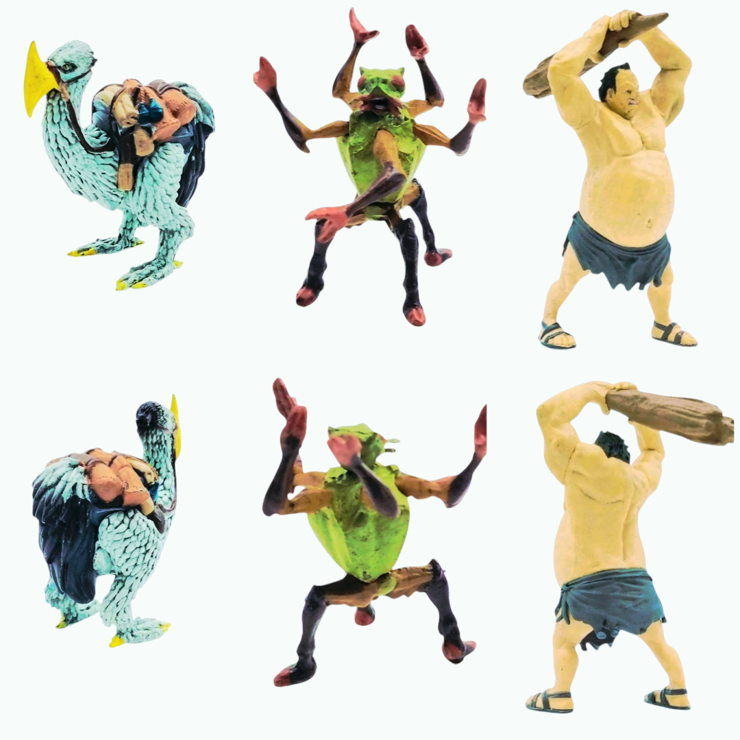 Dungeon & Dragon (14) Figurines Snowbound, Fangs & Talons, Mythic Odysseys, ++