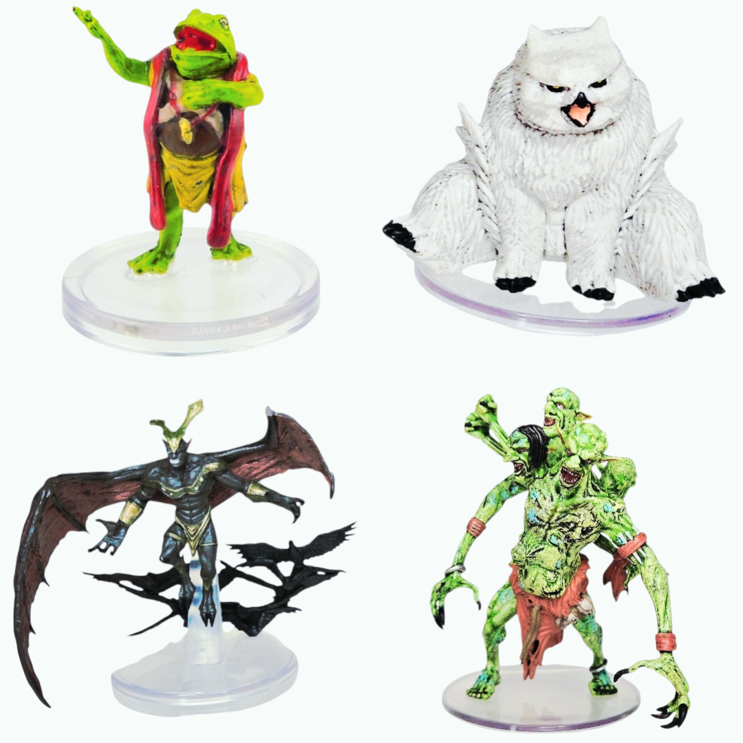 Dungeon & Dragon (14) Figurines Snowbound, Fangs & Talons, Mythic Odysseys, ++