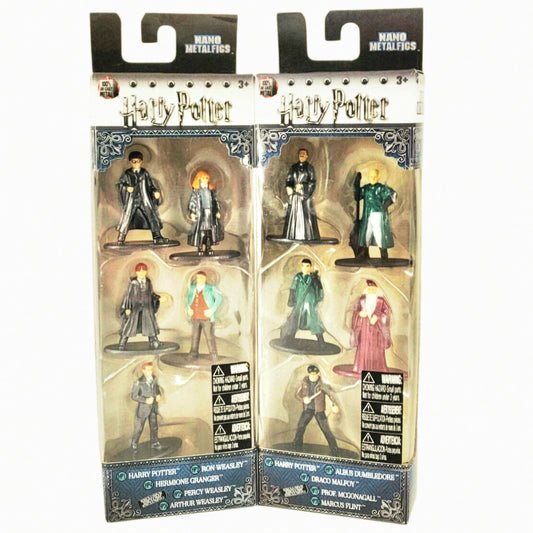 NIB *Harry Potter Nano Metalfigs 5-Pack Lot (2) Die-Cast Figs 1:64 Scale