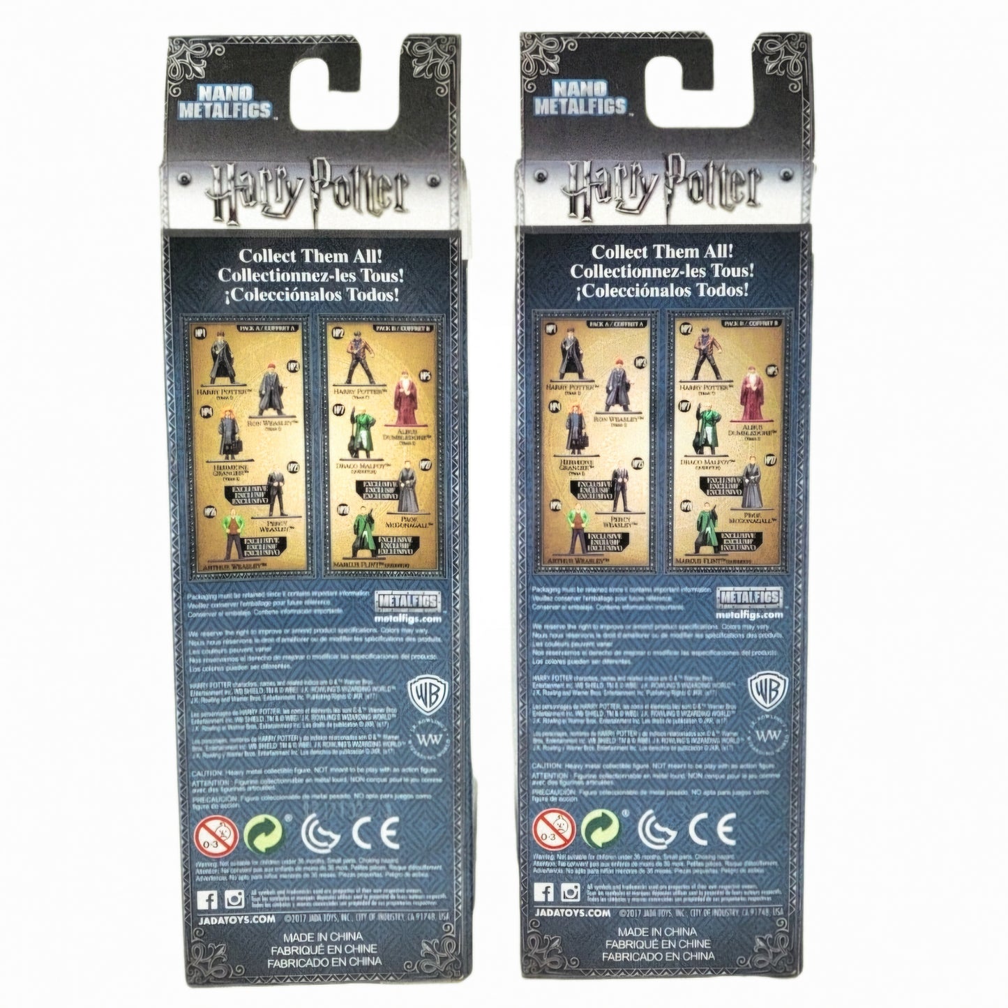 NIB *Harry Potter Nano Metalfigs 5-Pack Lot (2) Die-Cast Figs 1:64 Scale