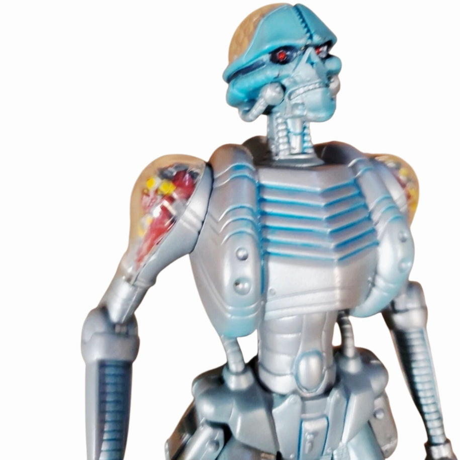 2006 Mattel/DC Super Heroes Series 3 "Select Sculpt" Metallic Blue Robotic Brainiac