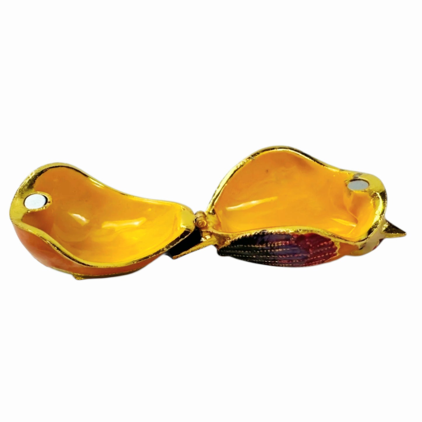Vintage-Style Enameled Bird Trinket Box – Jeweled Hinged Keepsake Box