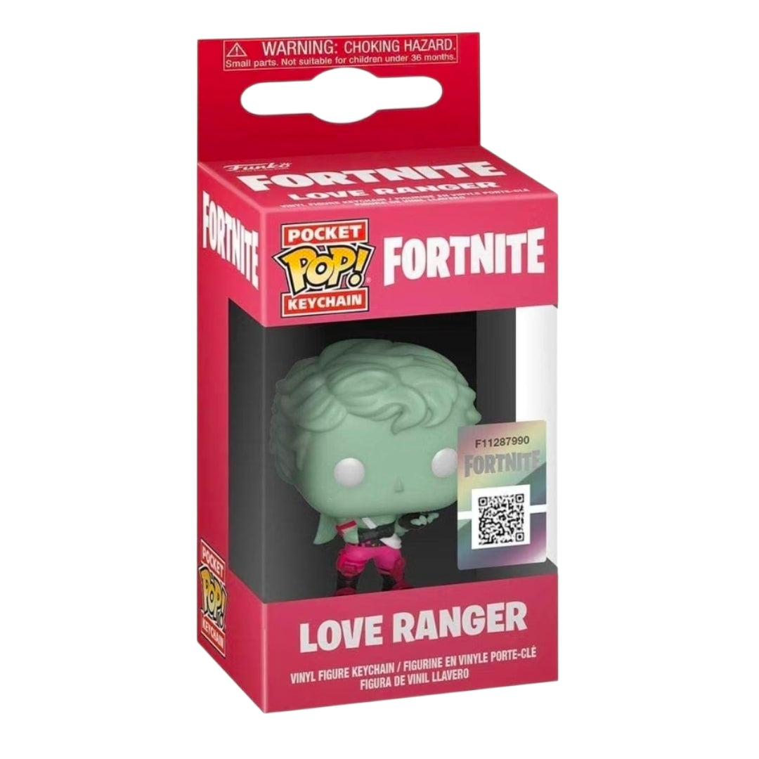 Funko Pocket Pop! Keychain: Fortnite - Love Ranger (1 New In Box & 1 without Box)