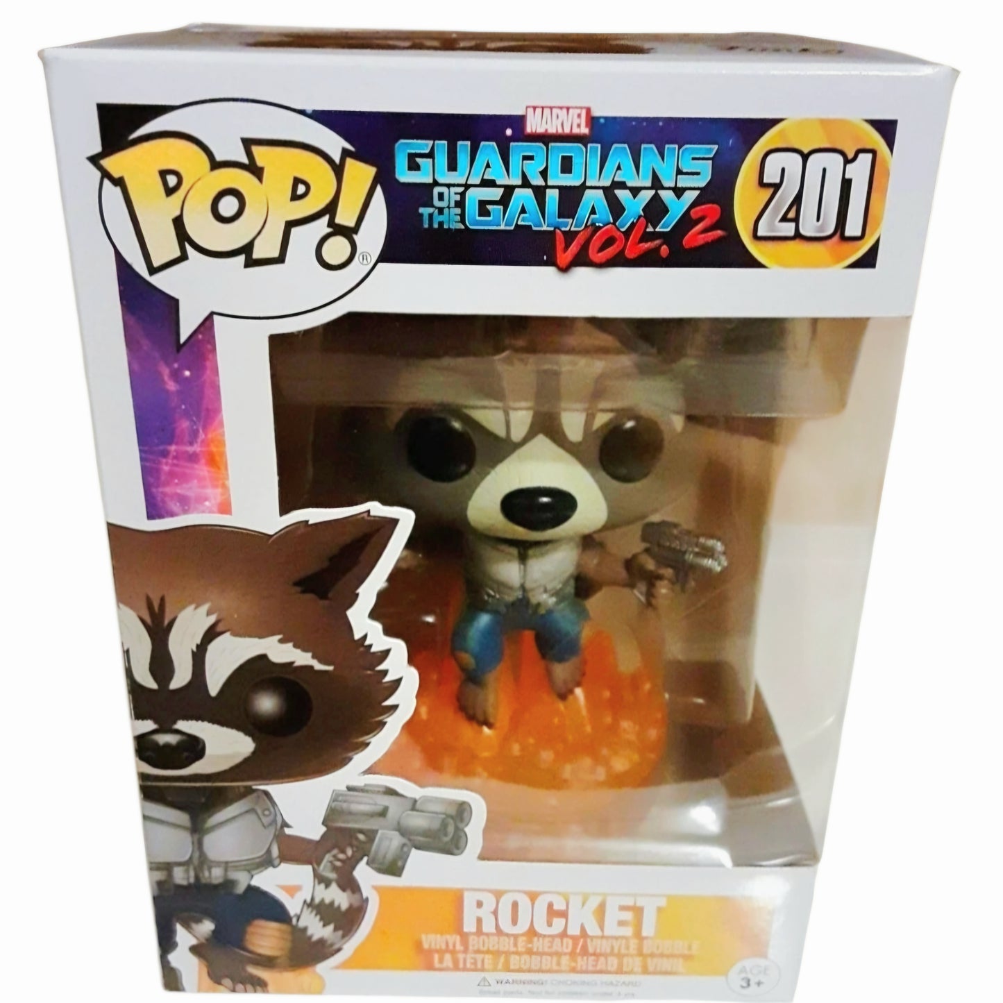 Guardians of the Galaxy Vol 2 Funko Pop Set - Rocket 201 and Taserface 206