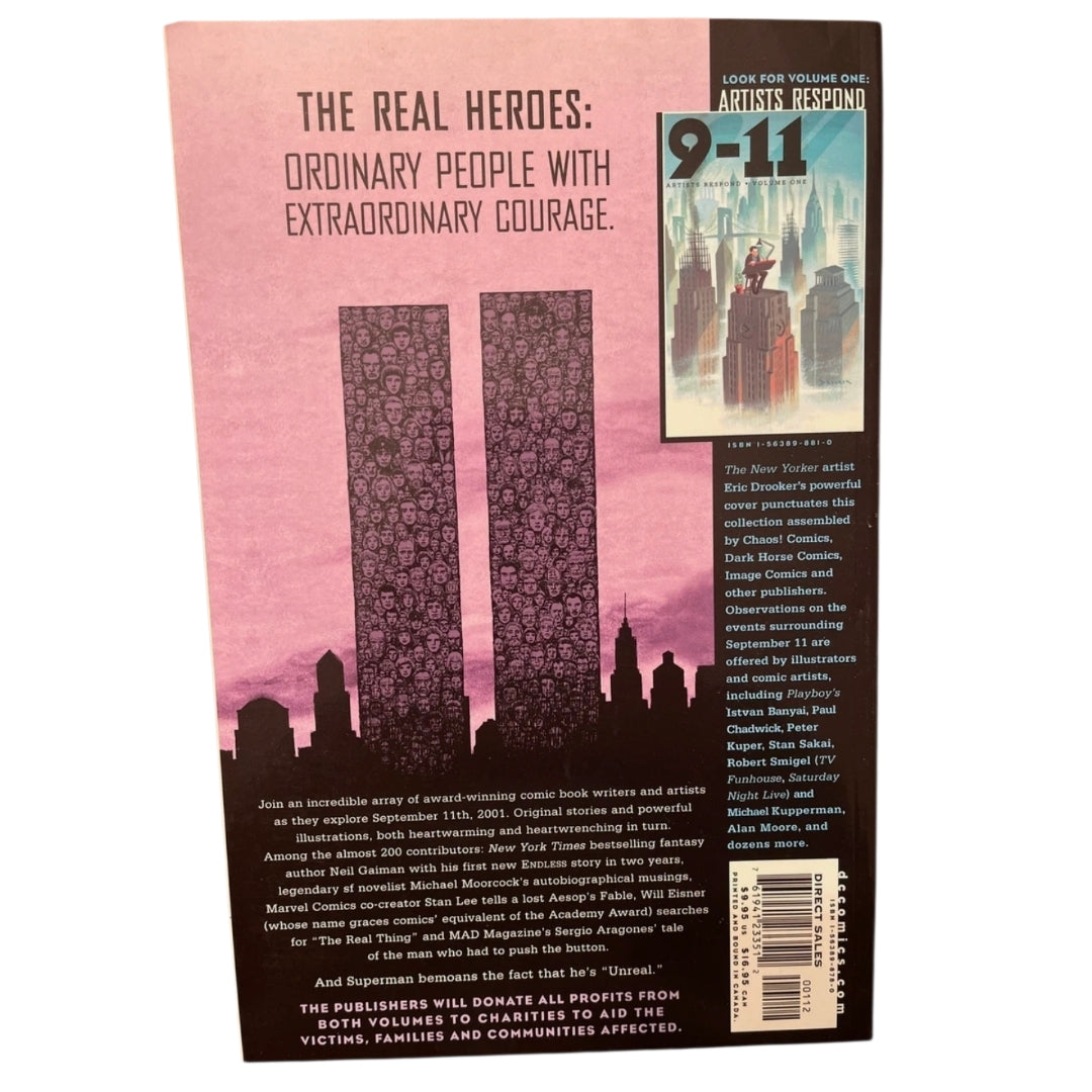 9-11: Artists Respond Volumes 1 & 2 Complete Set (DC Comics, 2002) - Bagged/Boarded