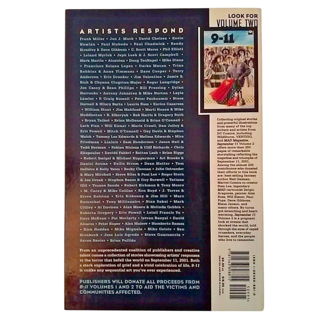 9-11: Artists Respond Volumes 1 & 2 Complete Set (DC Comics, 2002) - Bagged/Boarded