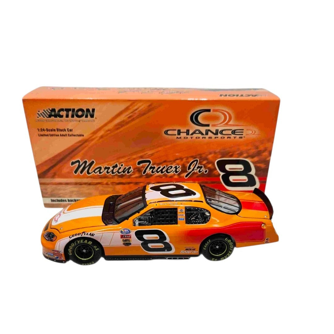 NIB *Martin Truex Jr 2003 #8 Chance 2 Motorsports Richie Evans Tribute 1:24 Diecast