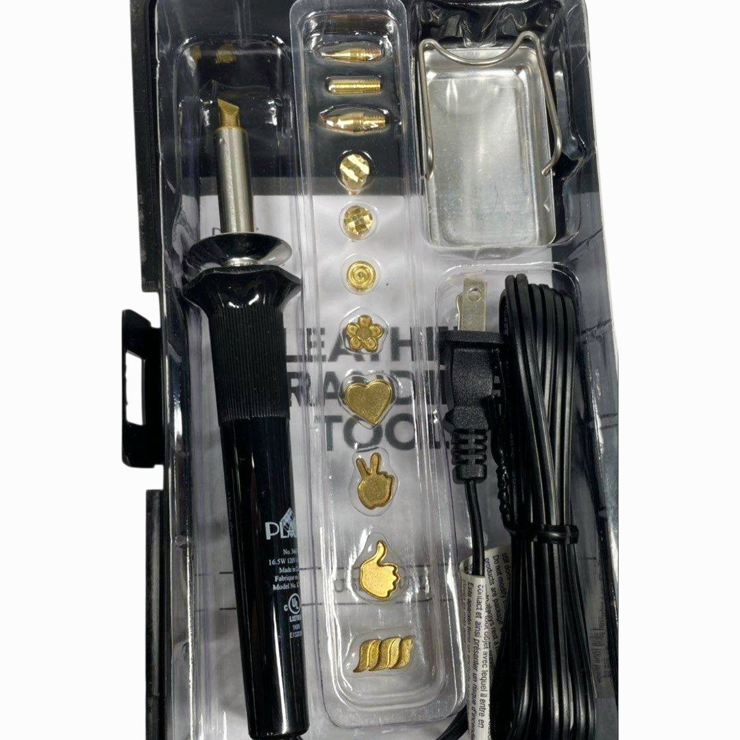 Plaid Decorative Wood Burning Tool & Stencil Cutter Set - Model #KW-1650/ Item #34674E
