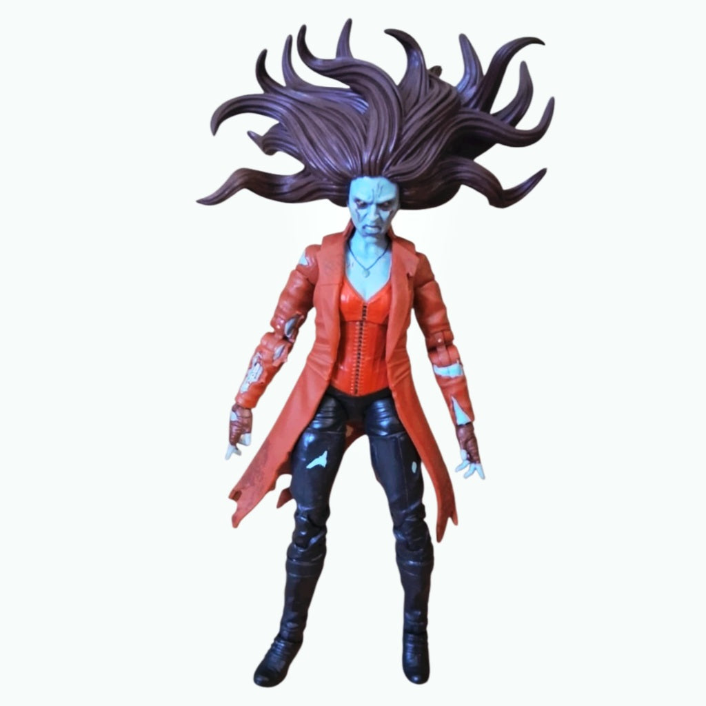 Marvel Legends Zombie Scarlet Witch Figure Khonshu BAF Wave What If? Complete