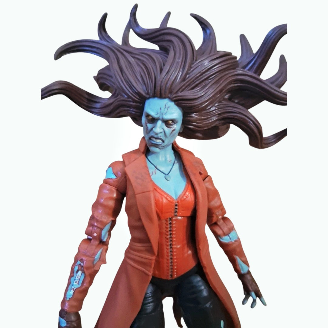 Marvel Legends Zombie Scarlet Witch Figure Khonshu BAF Wave What If? Complete
