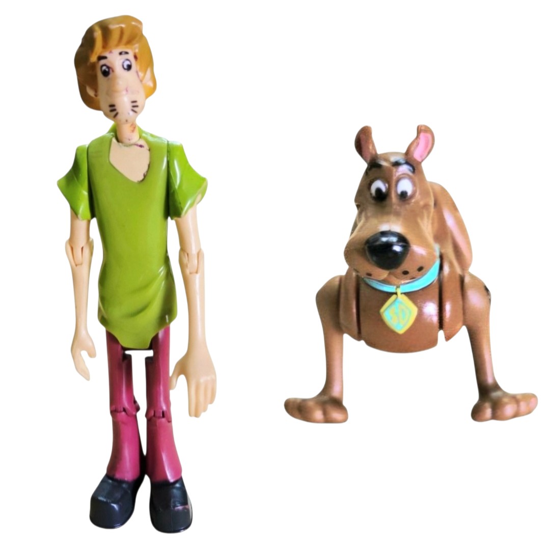 Vintage 'SCOOBY-DOO & SHAGGY' (1999-01) Figure Lot Hanna-Barbara Charter