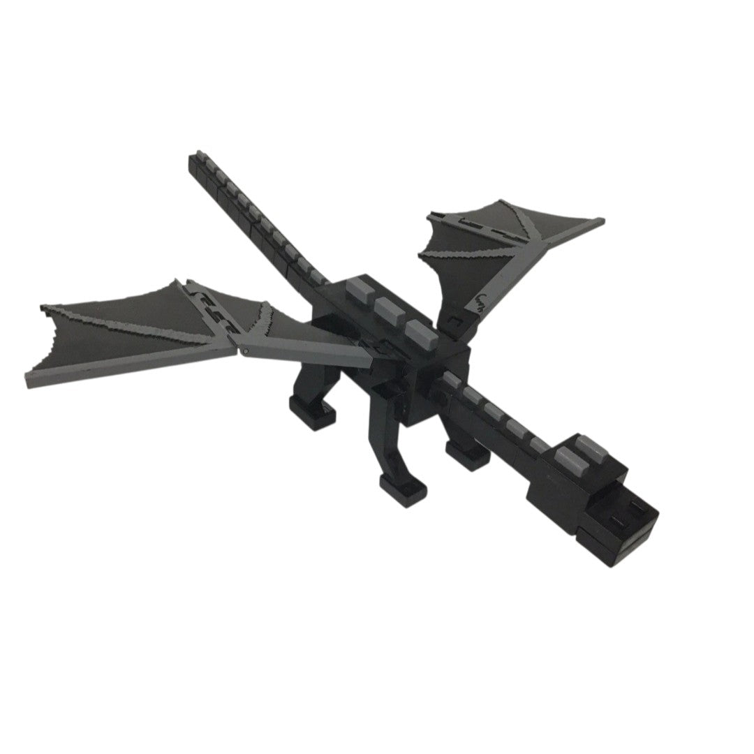 Minecraft Ultimate Ender Dragon 9" Action Figure Mattel Mojang Black/Silver