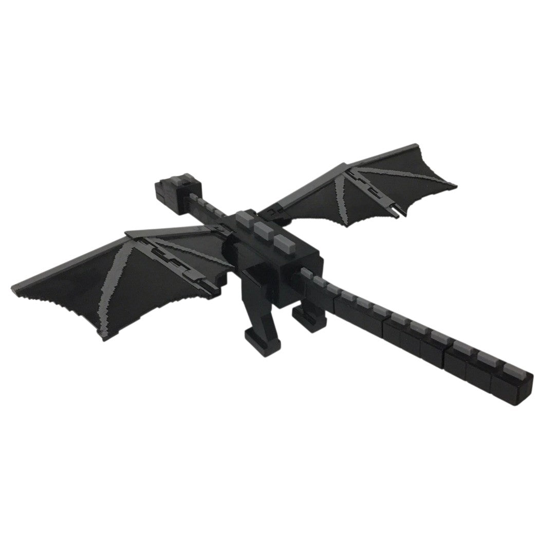 Minecraft Ultimate Ender Dragon 9" Action Figure Mattel Mojang Black/Silver