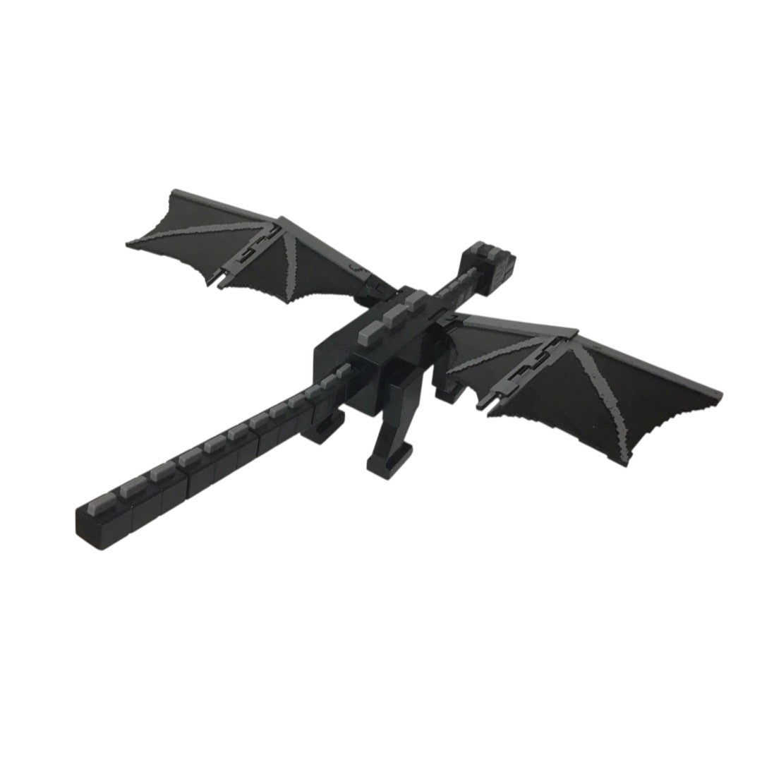 Minecraft Ultimate Ender Dragon 9" Action Figure Mattel Mojang Black/Silver
