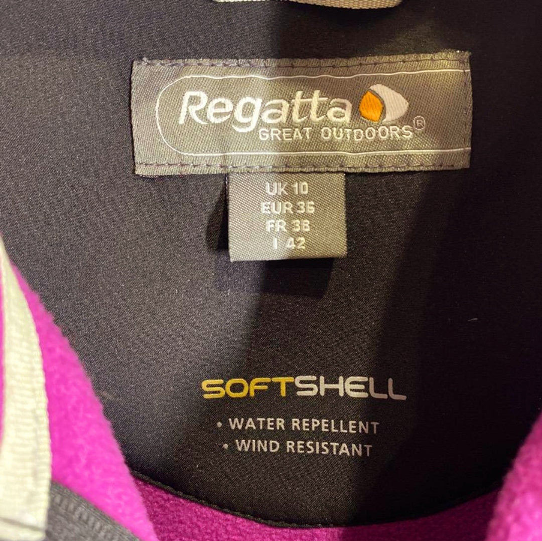 Regatta Womens Sweetness II Gilet Black Full Zip (sz 10)