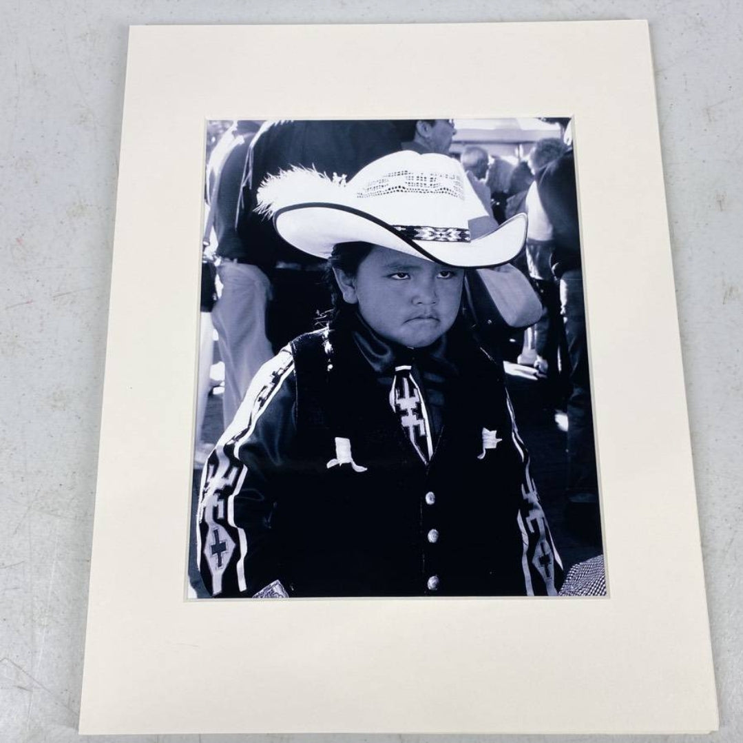 Portfolio: Photographs / Matted (Black & White) Native American Children (14.75"x12")