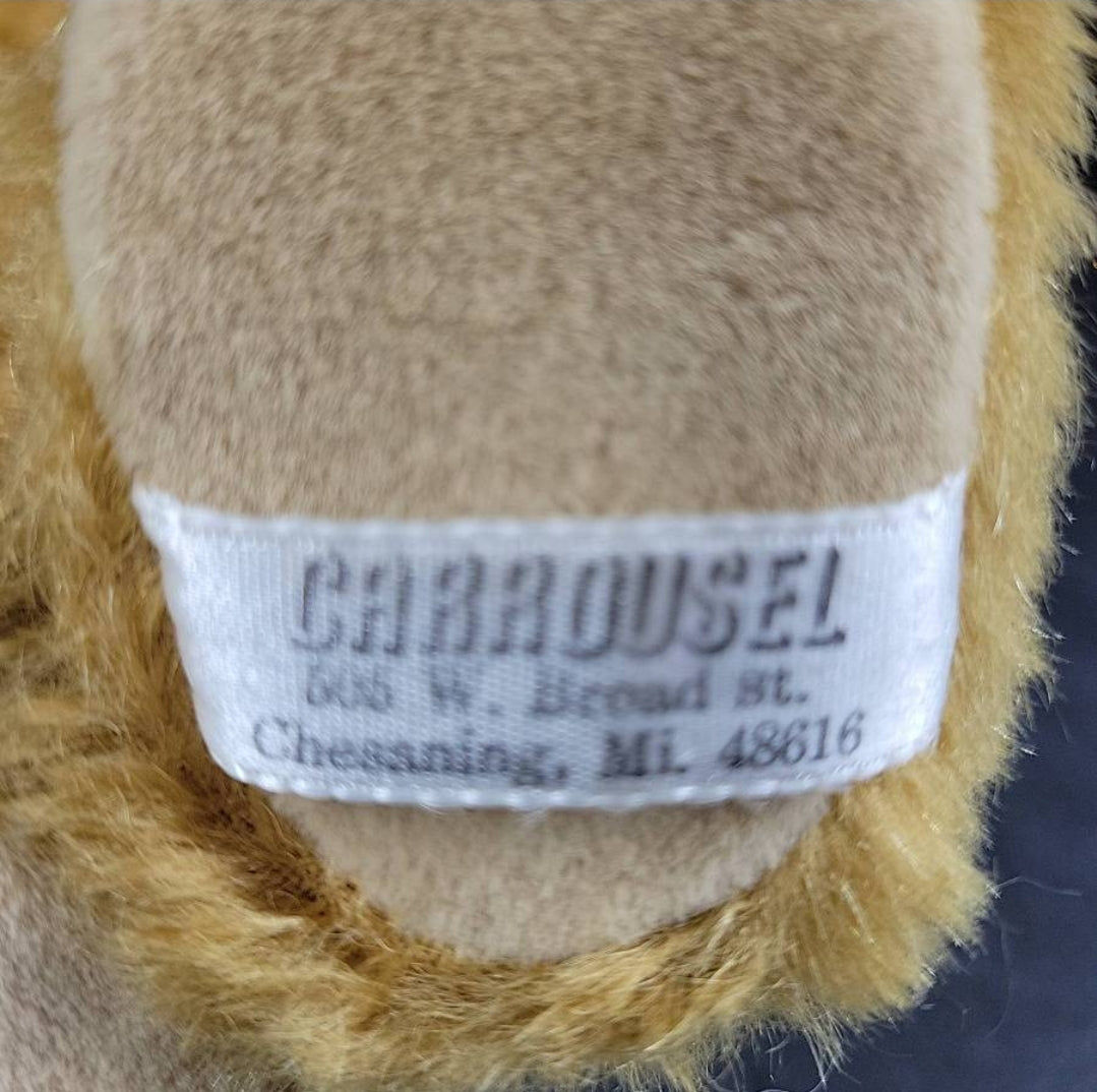 Vintage *Rare Terry's 18" Jointed Teddy Bear "Michaud"(Made By Carrousel)