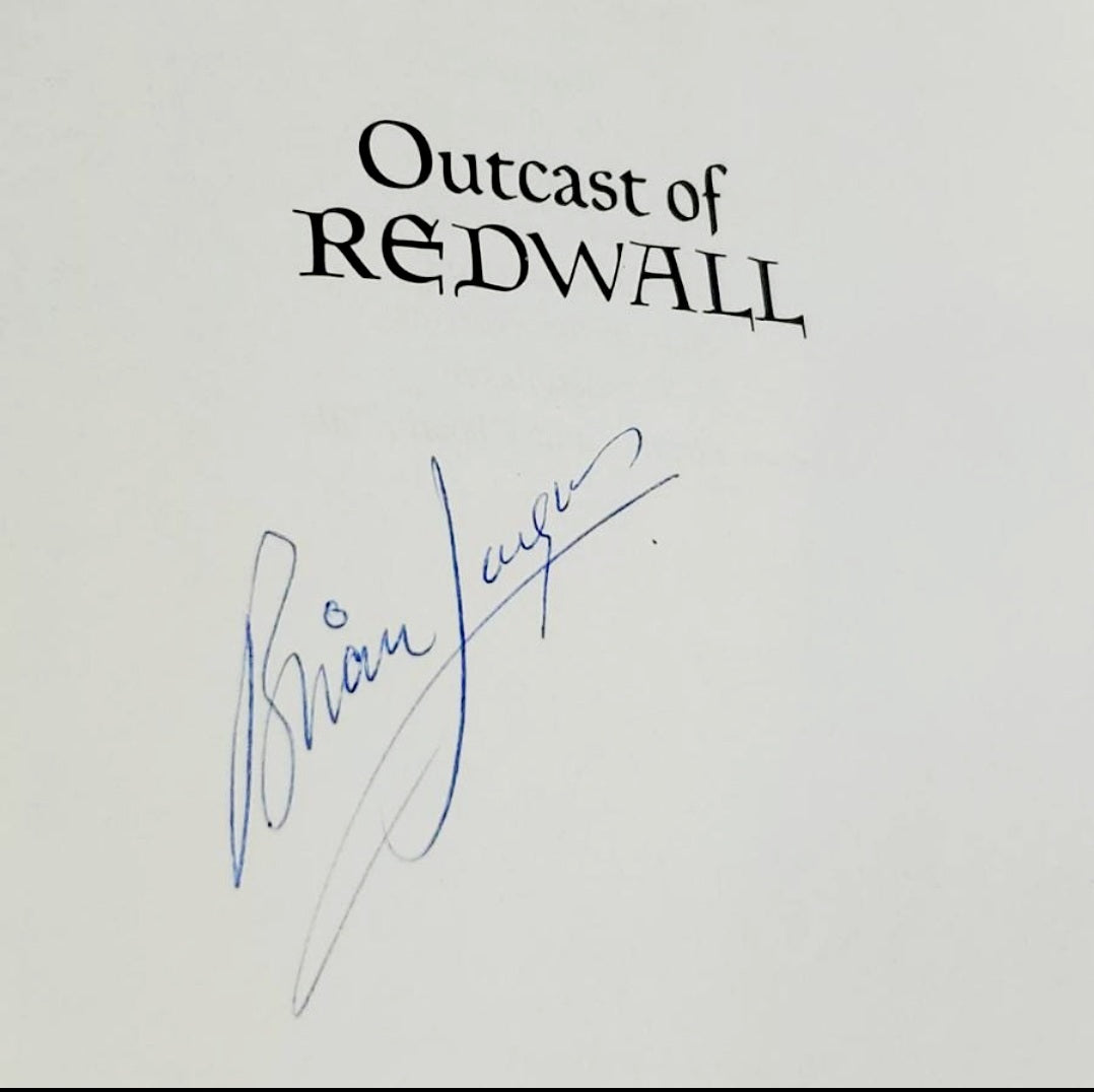 Signed! 1st Edition 'Outcast of Redwall' by Brian Jacques (1996)