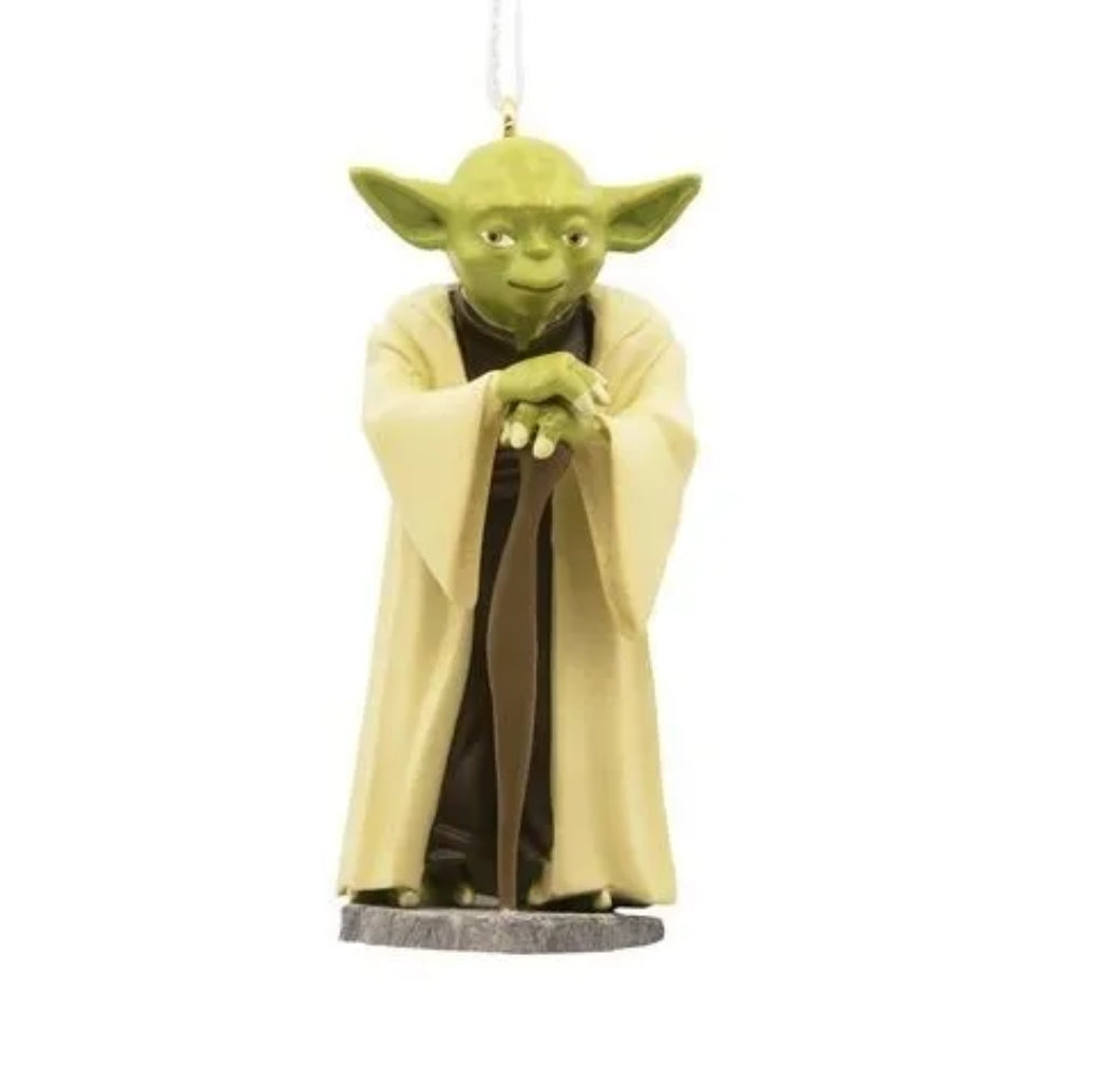 Hallmark 2016: Star Wars - Yoda Holding Walking Stick 'Ornament'