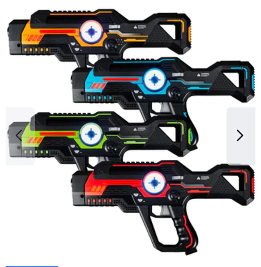 NEW *(BCP) Set of 4 Infrared Laser Tag Blasters #SKY6551