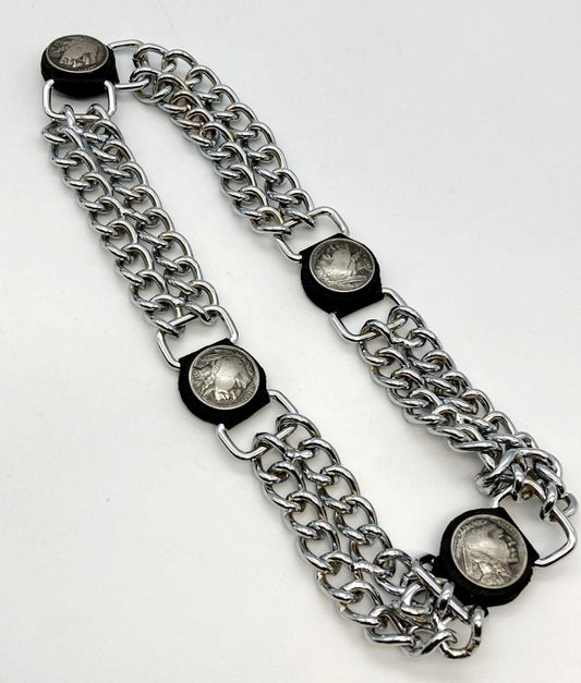 Charming *1937 Nickle Button Vest Extender Set