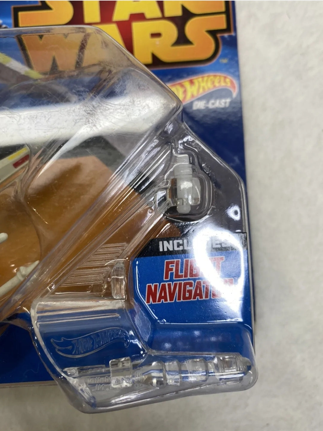 NIB *Star Wars Hot Wheels Mattel X-Wing Fighter Red 3