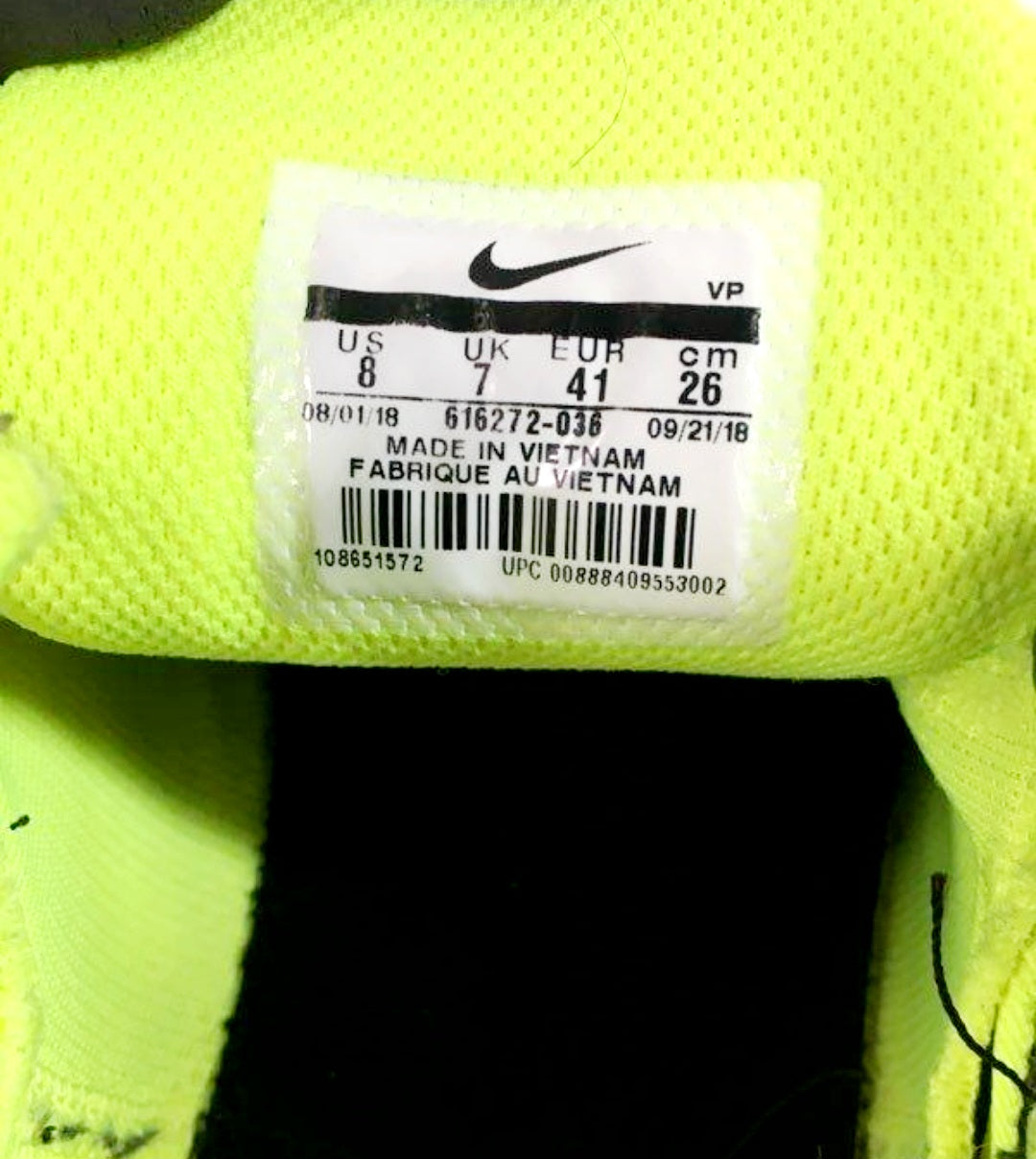 Men's Nike Reax 8 Training Shoes Black/Volt (Sz 8)