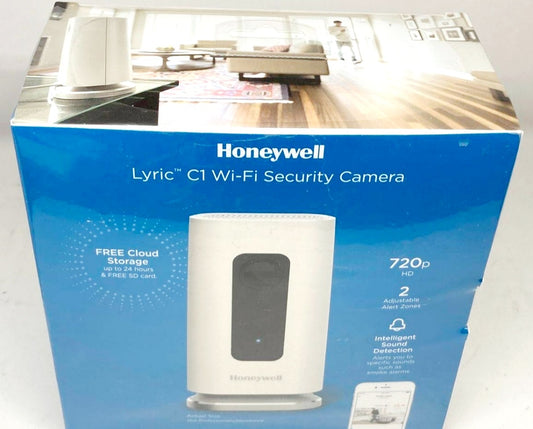 NIB *Honeywell Lyric C1 Wi-Fi Security Camera 720P HD 2 Adj. Alert Sounds