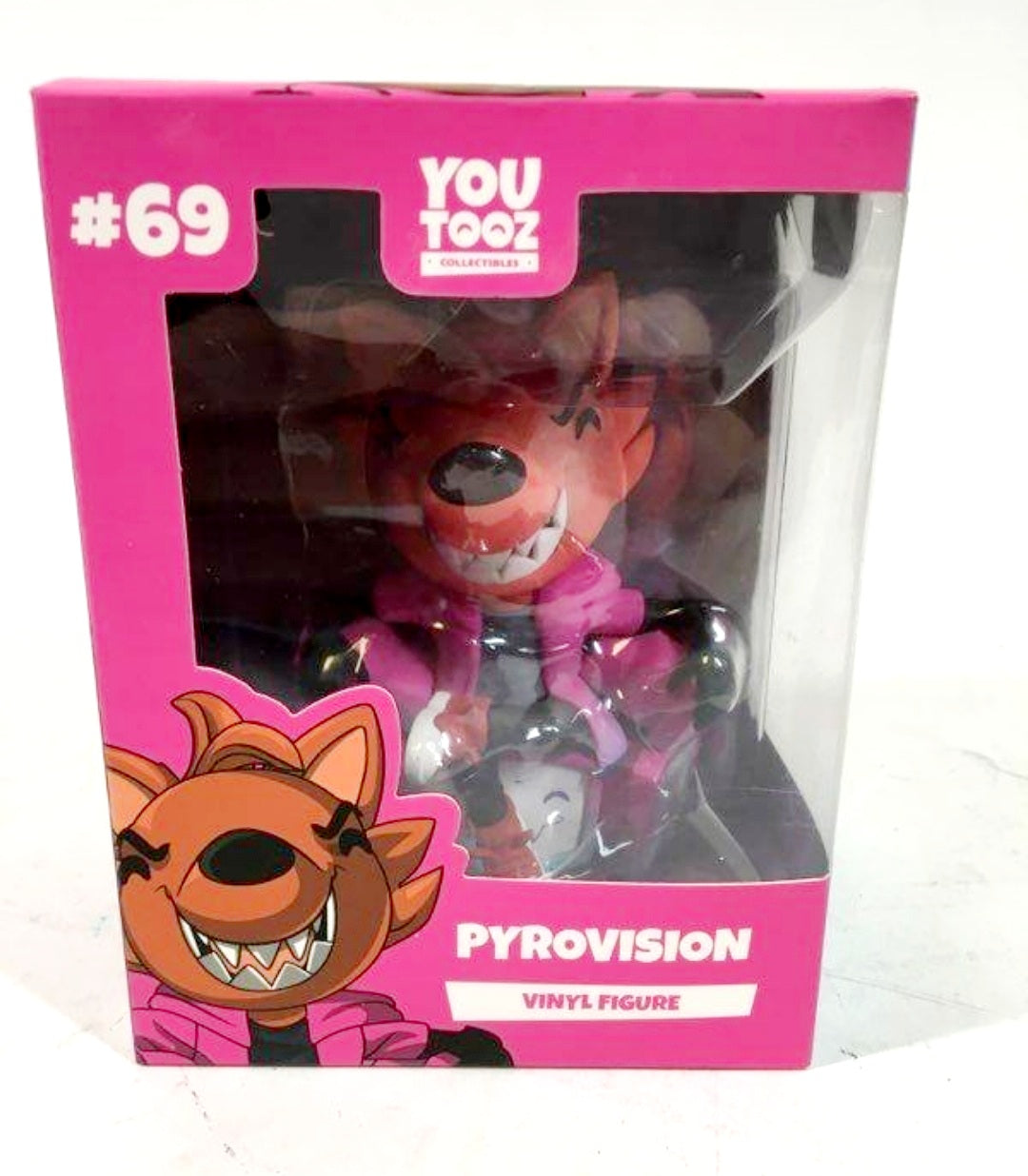 NIB *Youtooz "Pyrovision" #69 (Vaporwave) Fox Vinyl Figure