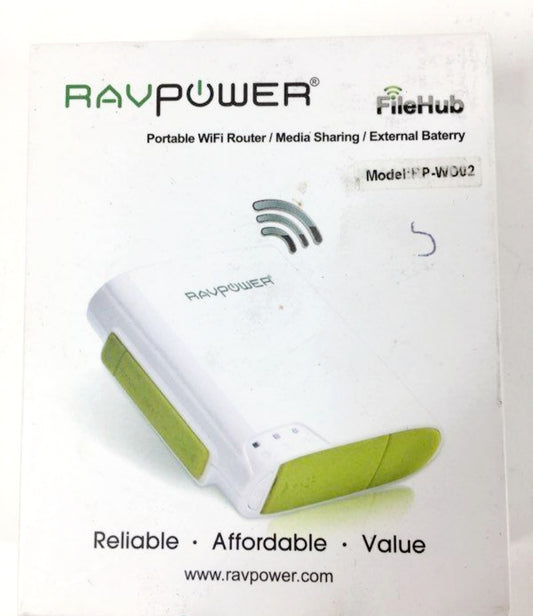 RAVPOWER *Filehub Portable WIFI Router Media Sharing RP-WD02