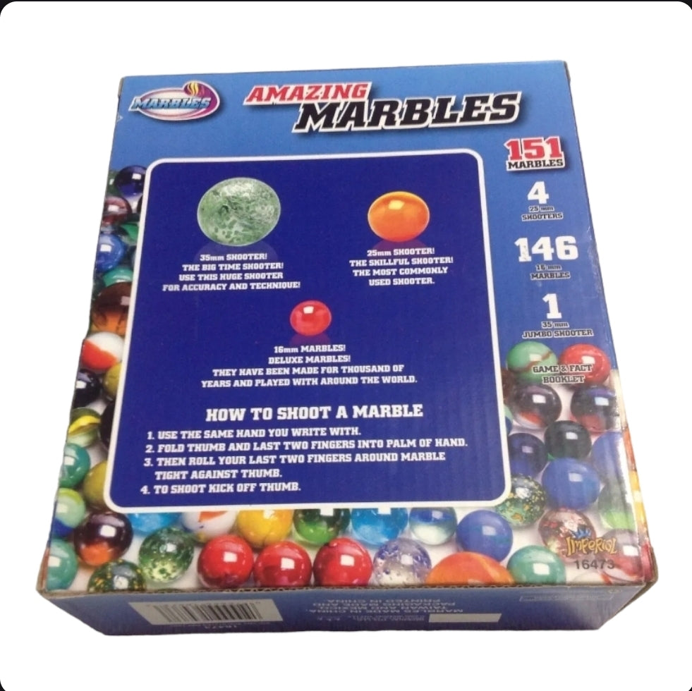 NIP *Amazing Marbles (151pc) Deluxe Set For Collectors & Game Players