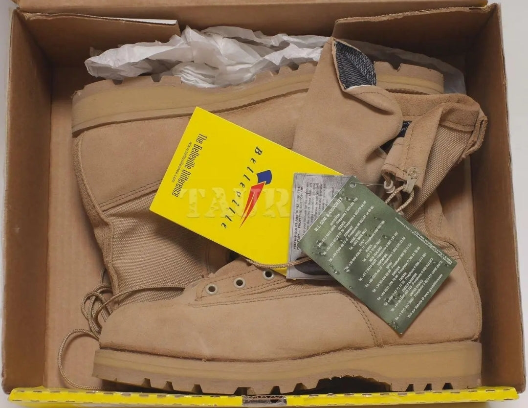 NIB *Belleview Waterproof Combat/Flight Tan Boots (size 12.5R)